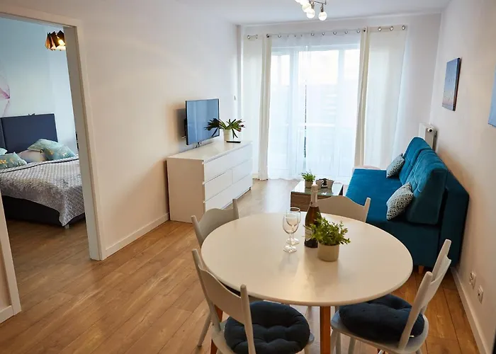 Apartamentyprzymorzu Baltycki Z Miejscem Postojowym I Ogrodkiem